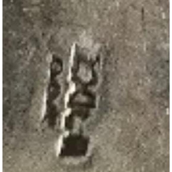 Vintage Mexico 925 Sterling Silver Block Pink Inlay Pendant Earrings Set - Picture 7 of 7